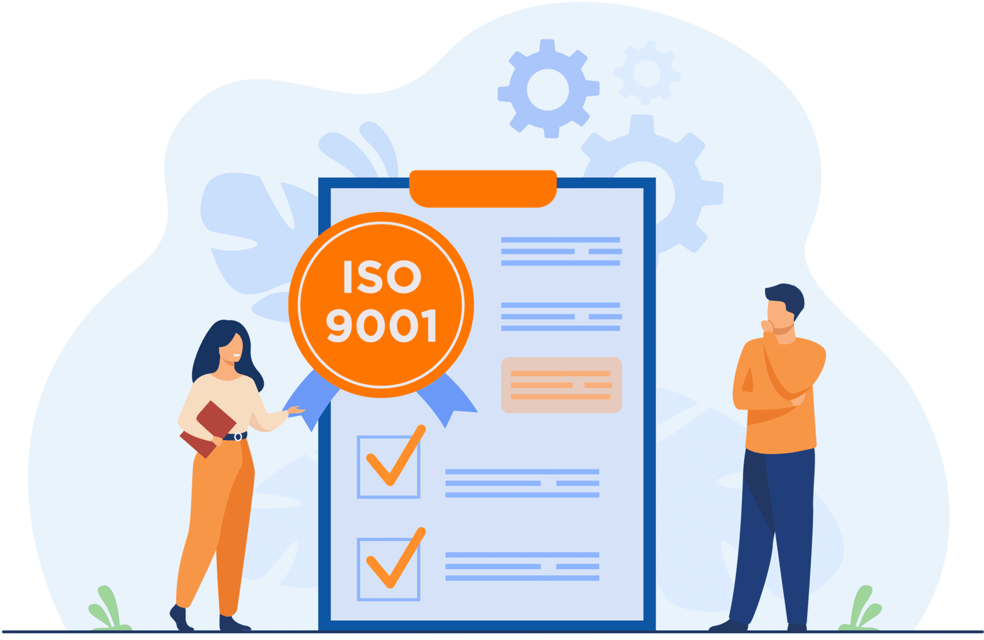 Vorlagen für Gliederungen z.B. nach ISO 9001 ISO 13485 können aus einer Vorlage übernommen werden, Qualitätsmanagement Software eQMS